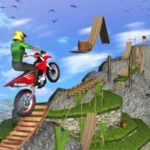 stunt bike racing tricks android application logo